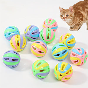 Interactive Bell Cat Toy Balls – Hollow Bite Resistant Pack for Indoor Cats – photo 2