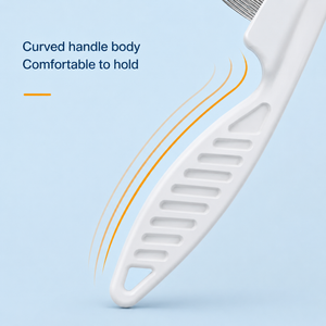 Flea Comb for Dogs & Cats - Stainless Steel Grooming Comb 2pk – photo 2