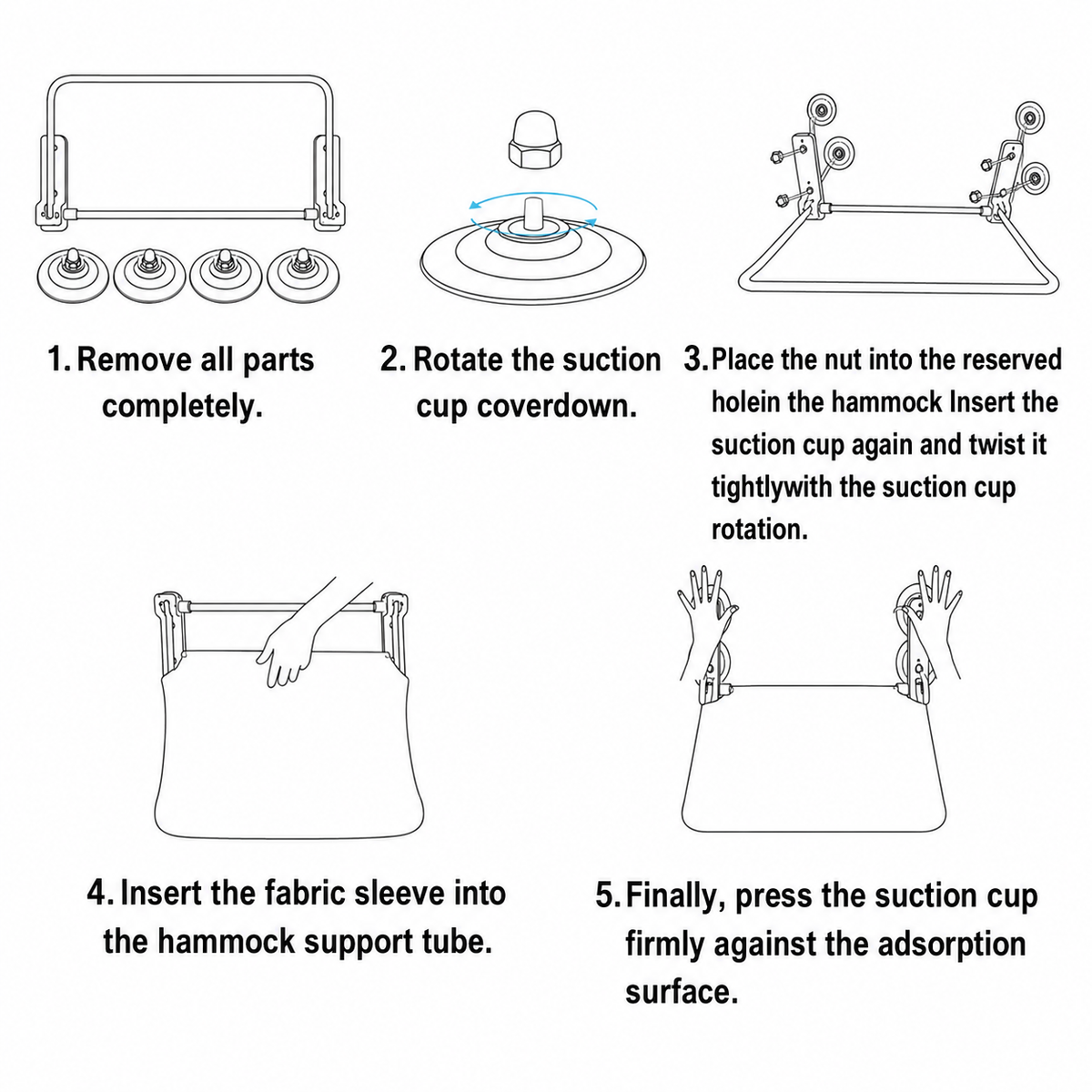 Cat Window Perch Suction Cup – No-Drill Cat Window Hammock Seat Bed – photo 3