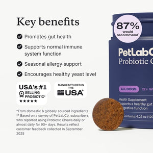 PetLab Co. Probiotic Chews for Dogs – Gut Health Supplement 30 Count – photo 8