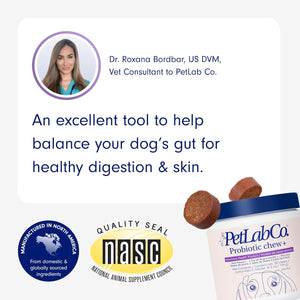 PetLab Co. Probiotic Chew+ for Dogs – Pork Flavor Digestive Support, 30 Chews – photo 2