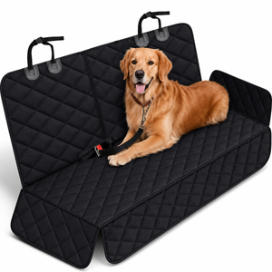 Waterproof Dog Car Seat Cover with Middle Armrest Access – photo 2
