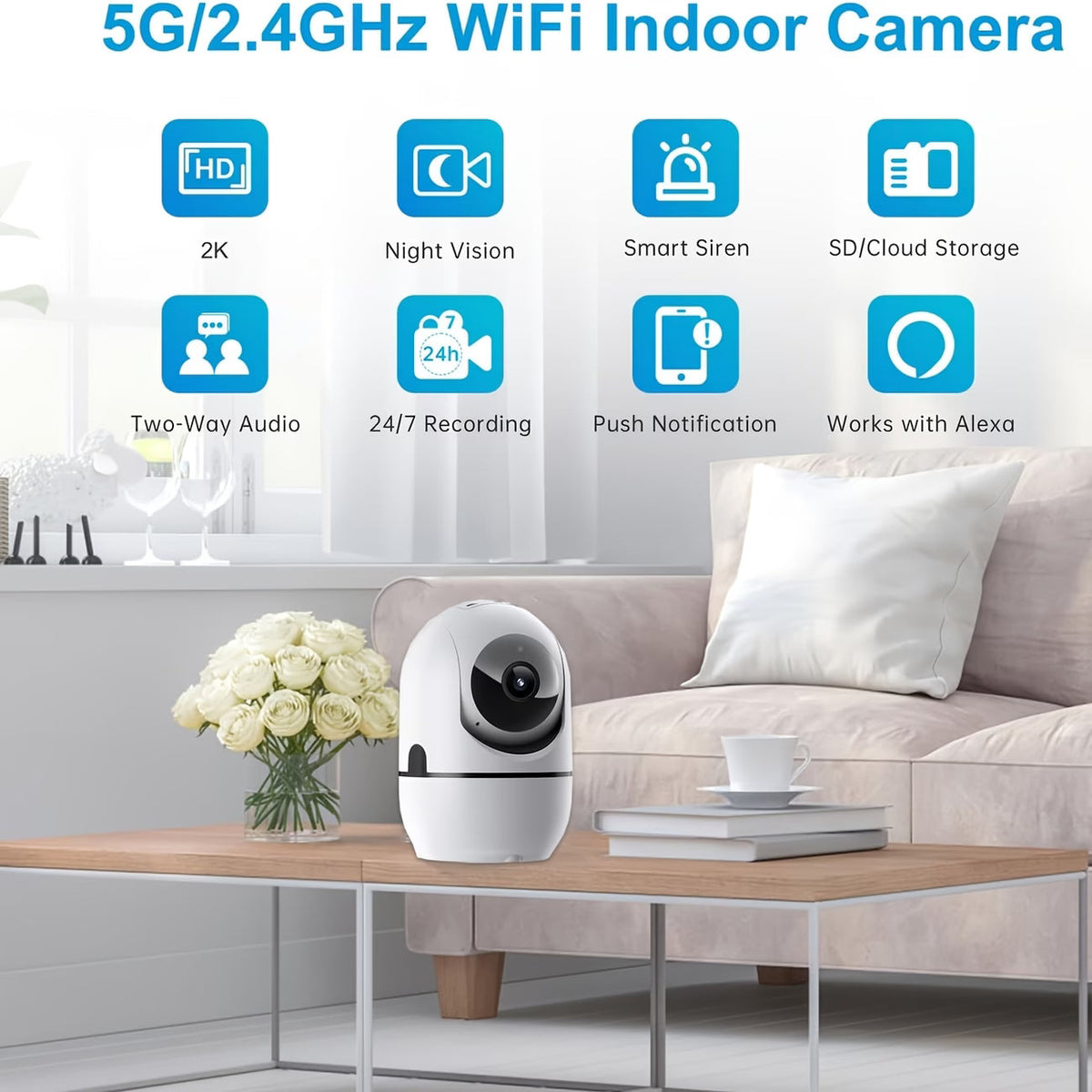 360 Smart Pet Camera 4MP HD with Night Vision and Two Way Audio – photo 9