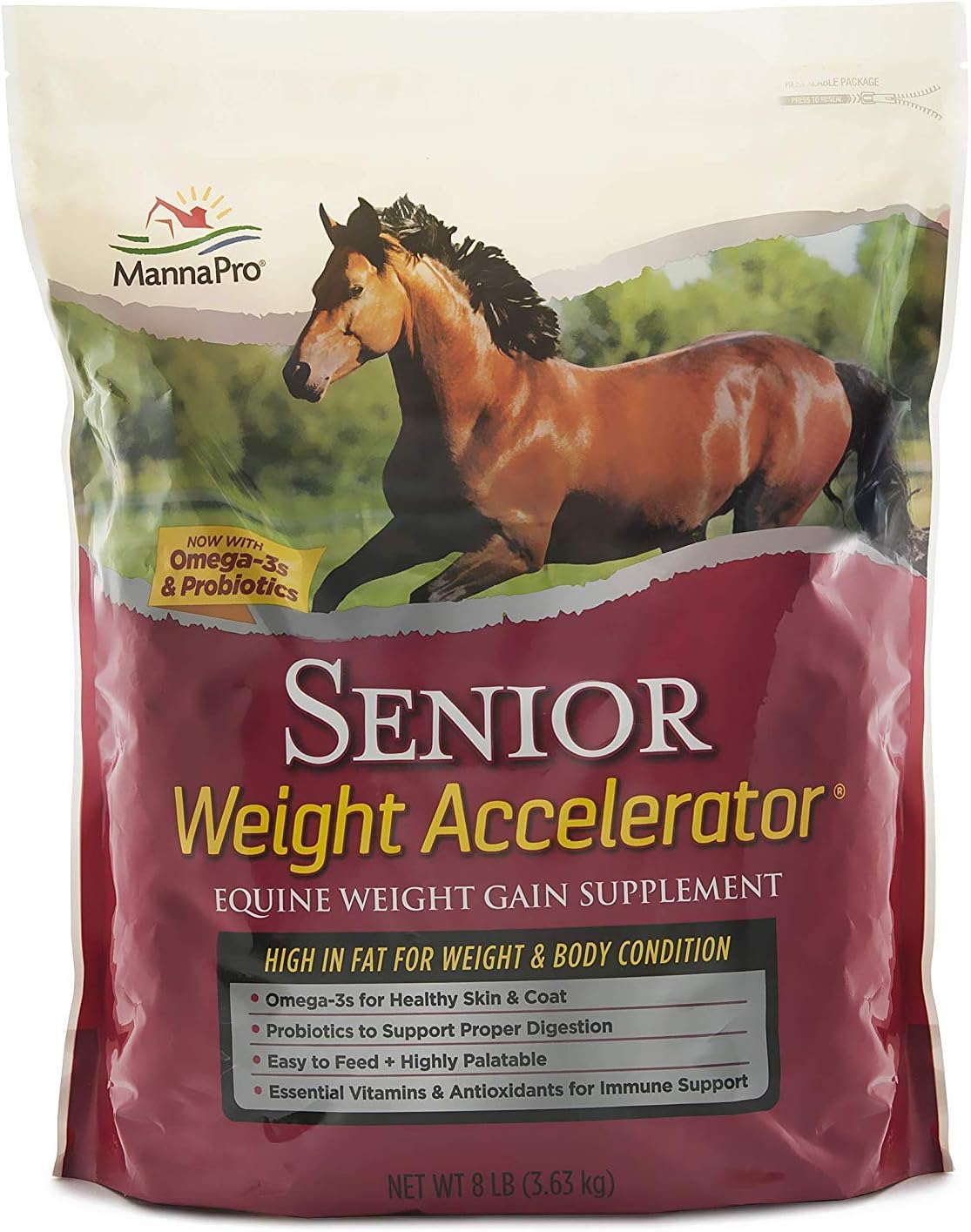 Manna Pro Senior Horse Weight Gain Supplement 8 lb – photo 6