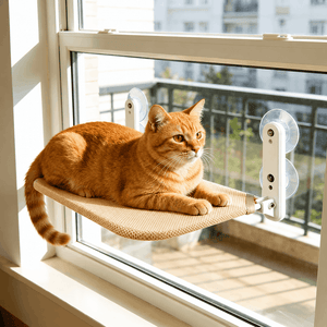 Cat Window Perch Suction Cup – No-Drill Cat Window Hammock Seat Bed – photo 7