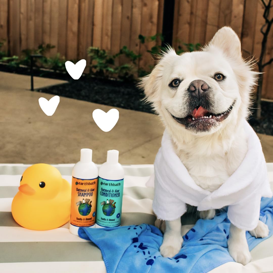 Earthbath Oatmeal and Aloe Dog Shampoo – Vanilla Almond 16 oz – photo 5