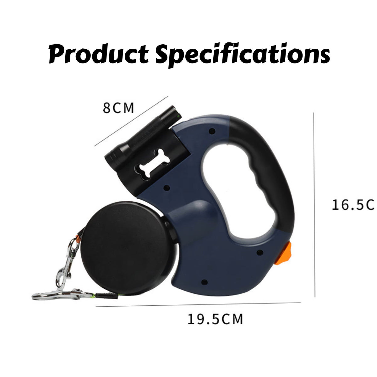 Retractable Double Dog Leash with LED Light – No Tangle Dual Dog Walking Leash – photo 6