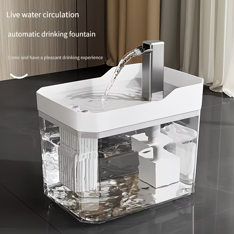 Automatic Cat Water Fountain – Ultra Quiet USB Cycling Cat Water Dispenser – photo 11