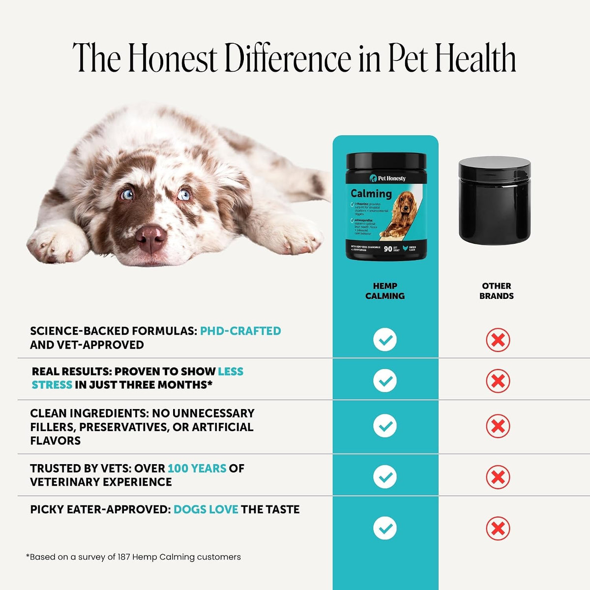 Pet Honesty Calming Chews for Dogs — 90 Soft Chews – photo 6
