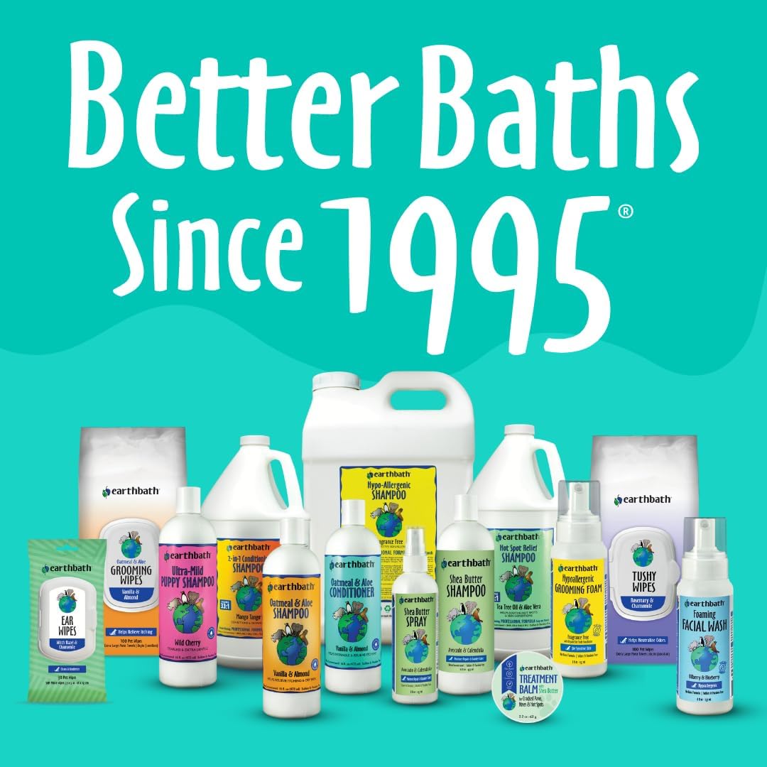 Earthbath Oatmeal and Aloe Dog Shampoo – Vanilla Almond 16 oz – photo 6