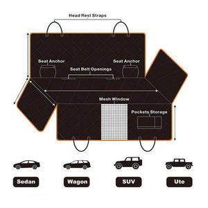 Seat anchors, belt openings and fit for sedans, wagons, SUVs and pickups
