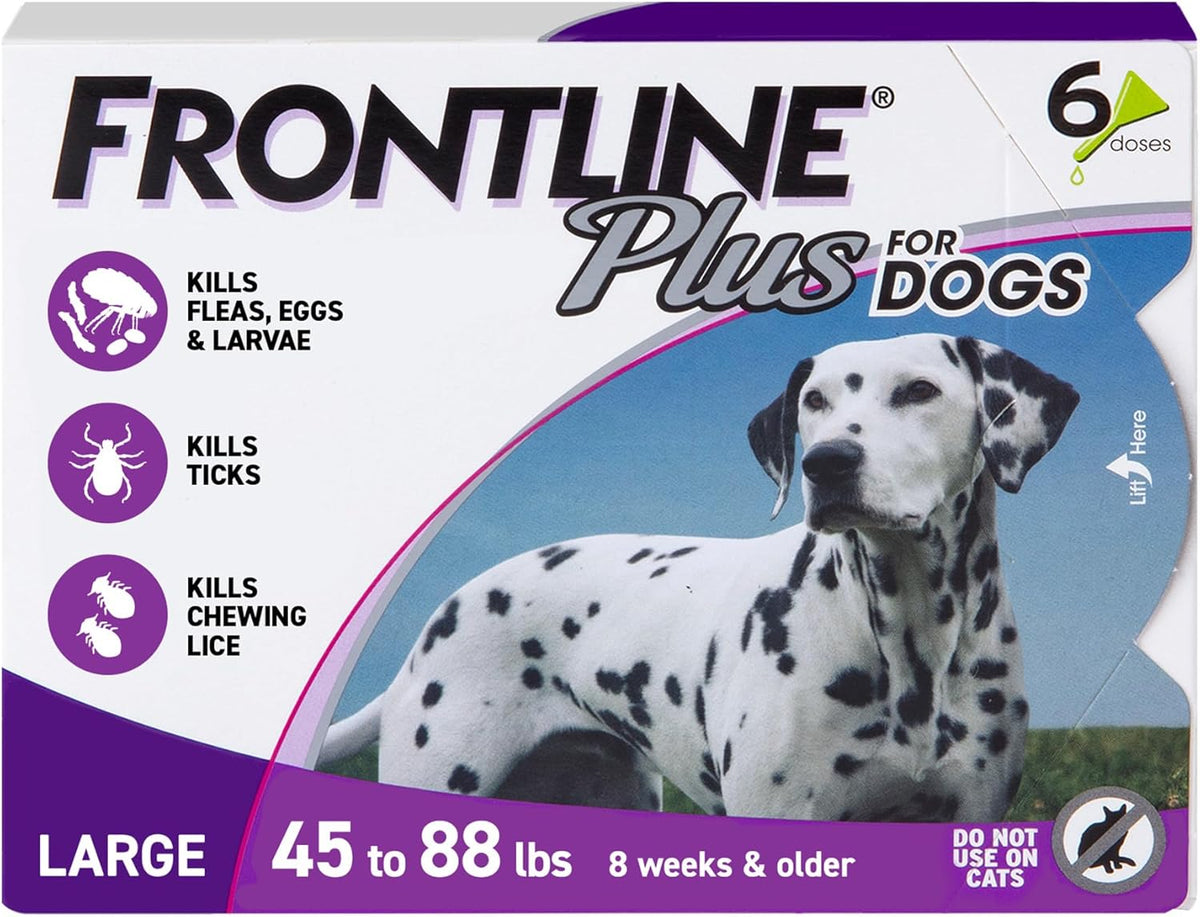 Frontline Plus Flea & Tick Treatment Large Dogs 45-88 lbs – photo 9