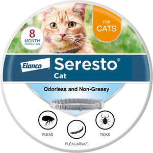 Seresto Cat Flea & Tick Collar – 8 Months Protection