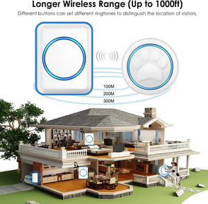 Wireless Dog Doorbell for Potty Training – 1000 ft Range – photo 4