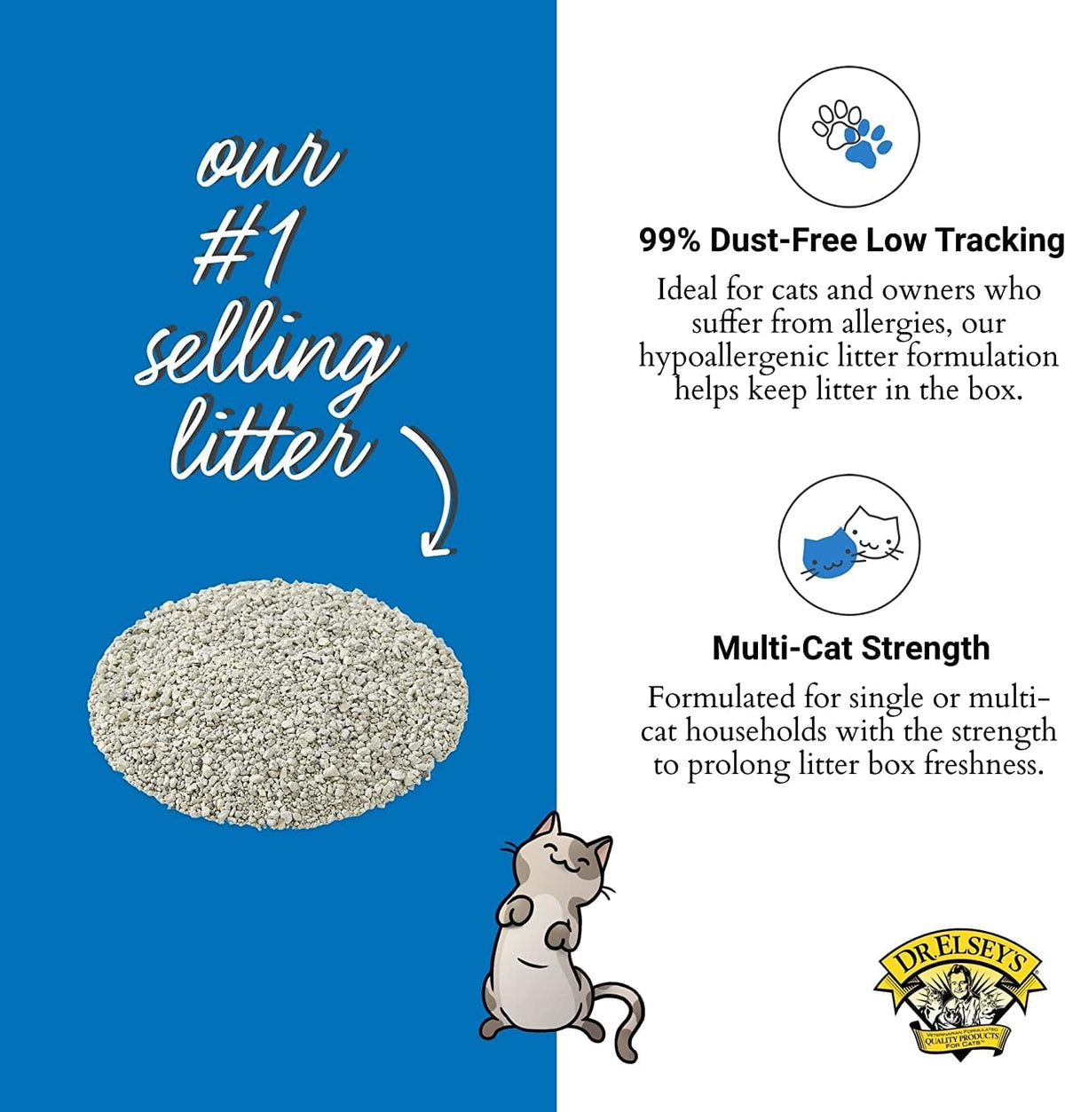 Dr. Elsey's Ultra Clumping Cat Litter – 40 lb Bag – photo 7