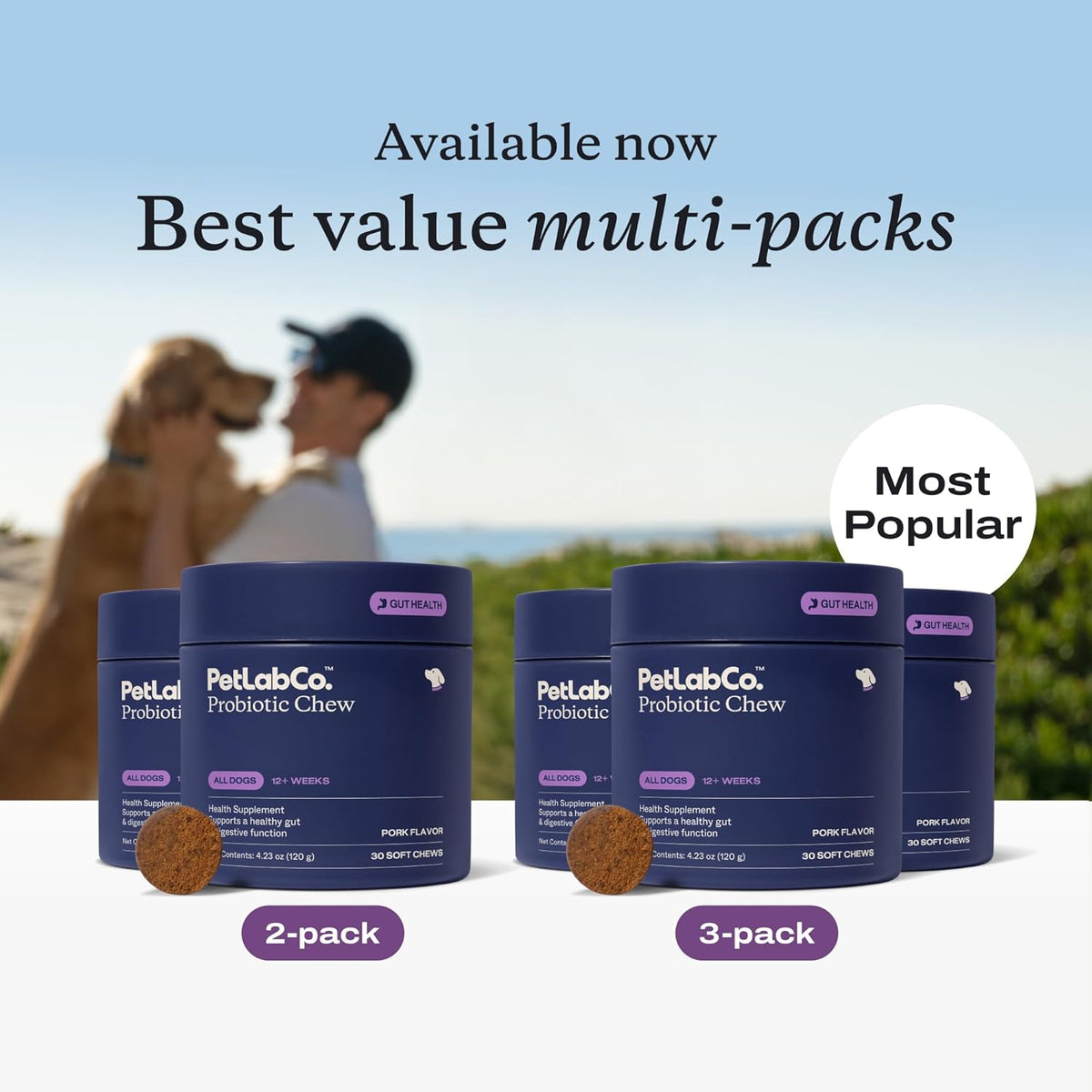 PetLab Co. Probiotic Chews for Dogs – Gut Health Supplement 30 Count – photo 3