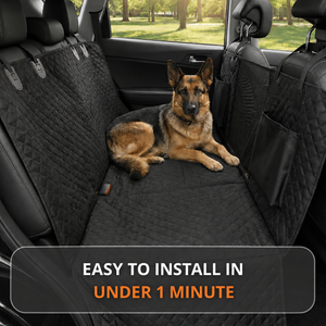 Dog Car Seat Cover with Hard Bottom – Waterproof Hammock – photo 7