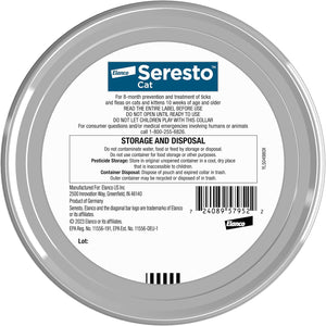 Seresto Cat Flea & Tick Collar – 8 Months Protection – photo 2