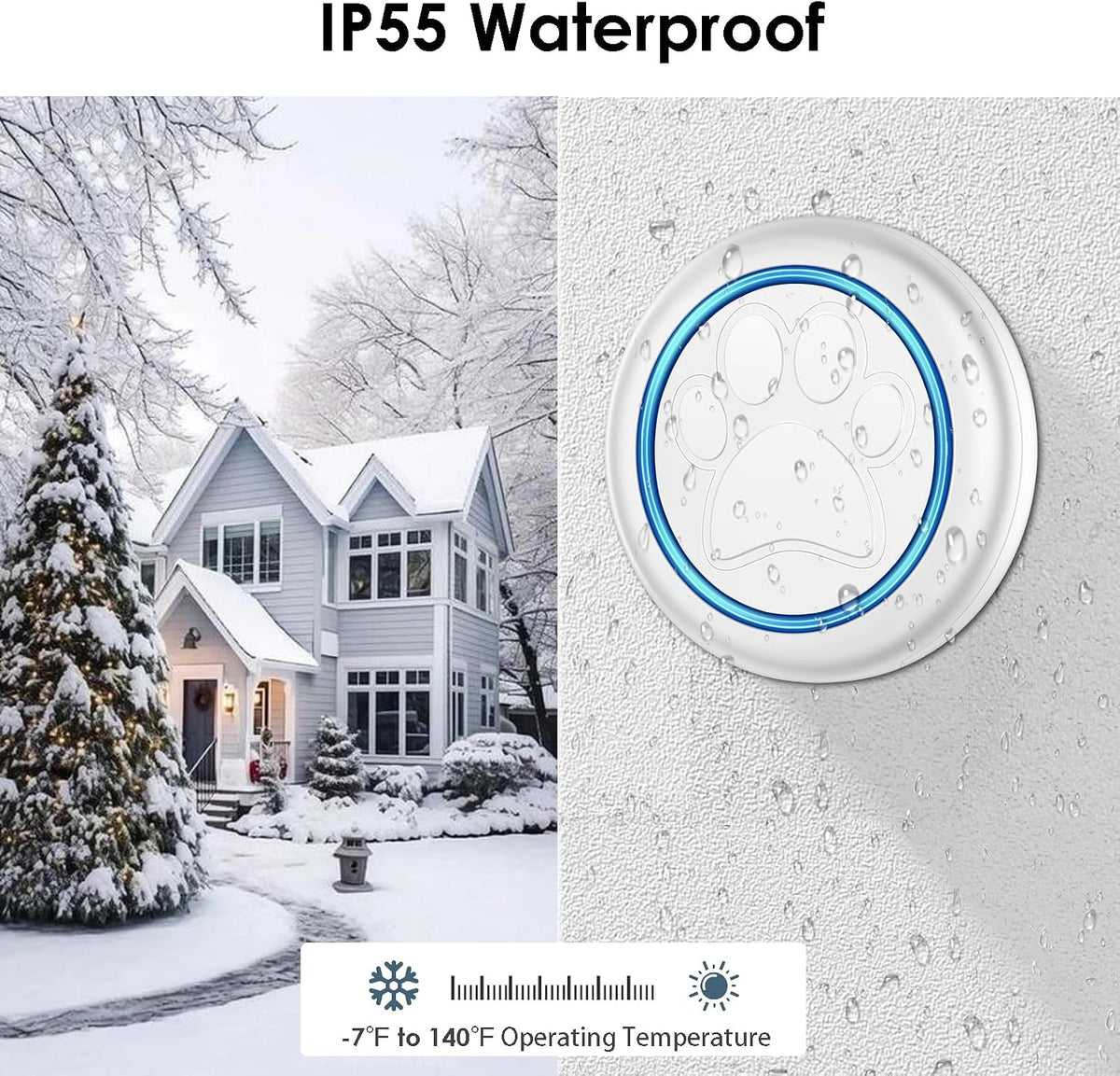 Wireless Dog Doorbell for Potty Training – 1000 ft Range – photo 5