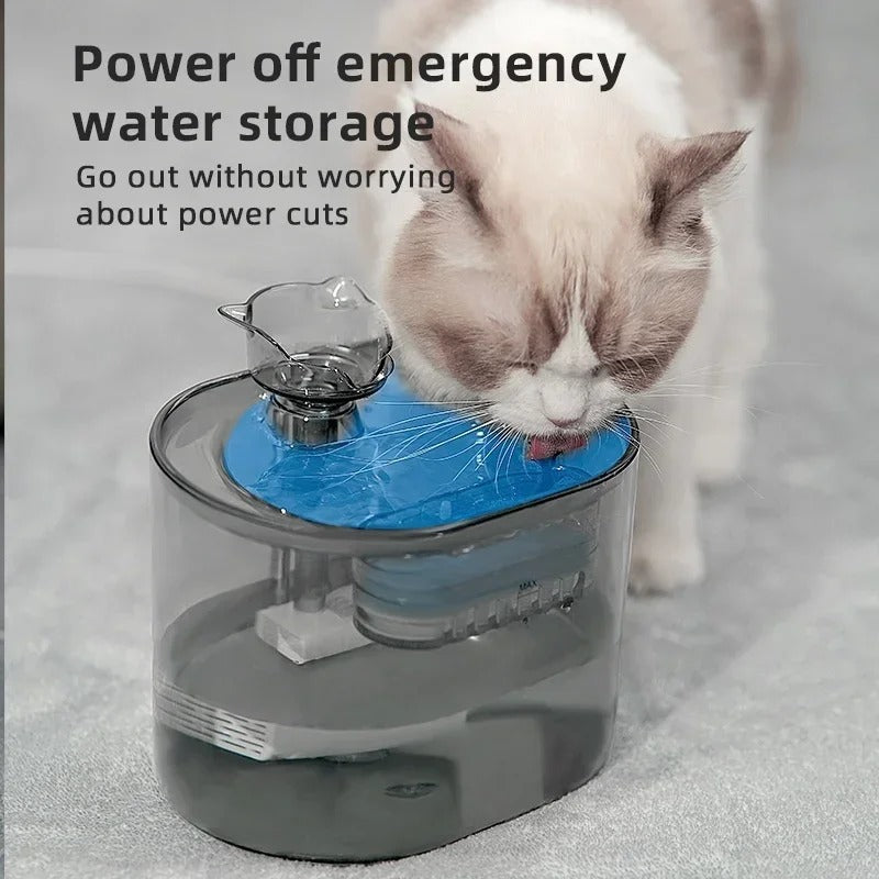 Water stays in the tray when the power is off