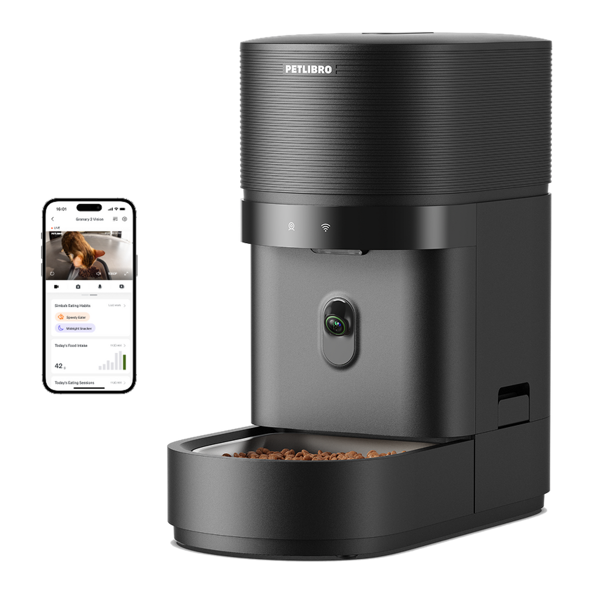 PETLIBRO Granary 2 Vision smart feeder, black