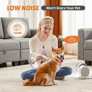 Low noise grooming, rated under 65 dB