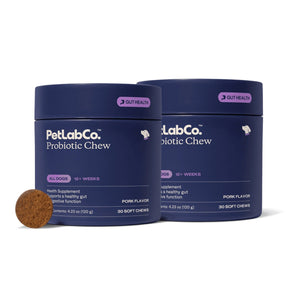 PetLab Co. Probiotic Chews for Dogs – 2 jar pack, 60 chews