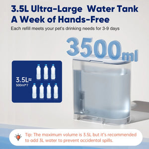 Large 3L clean water tank